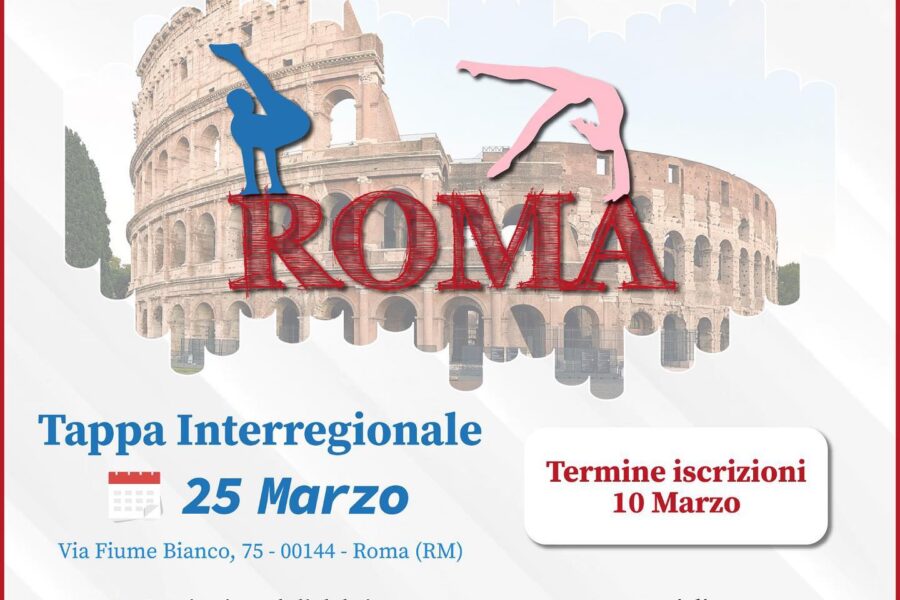 Seconda Tappa Interregionale del Campionato di Ginnastica Artistica LegaGym 2023 – Roma